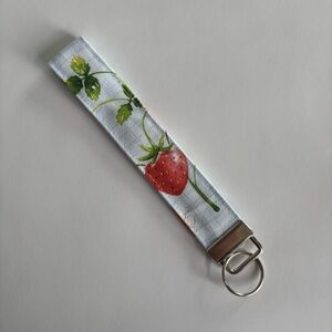 Strawberry Keychain Wristlet